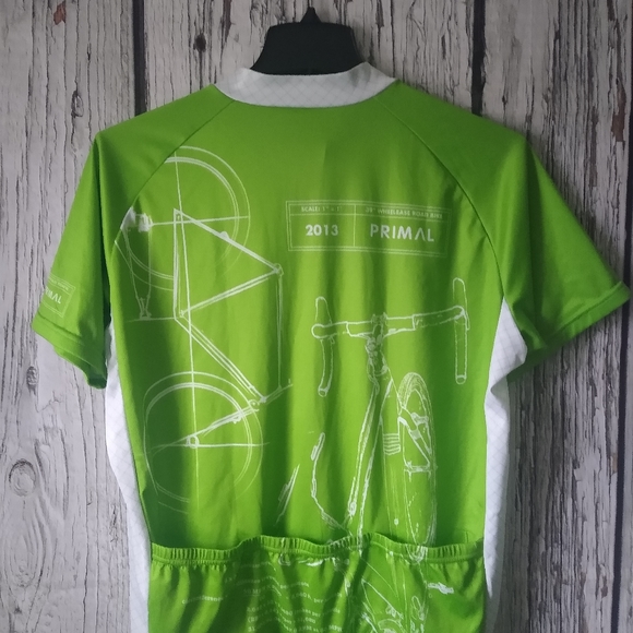 Primal Short Sleeve 1/2 Zip Cycling Biking Riding Jersey Size XL - Picture 3 of 4